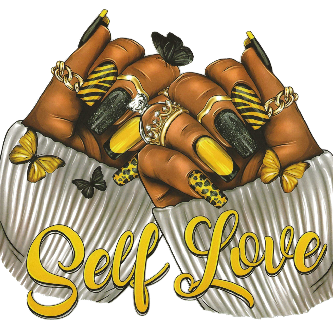 SELF CARE NAILS-print transfer only
