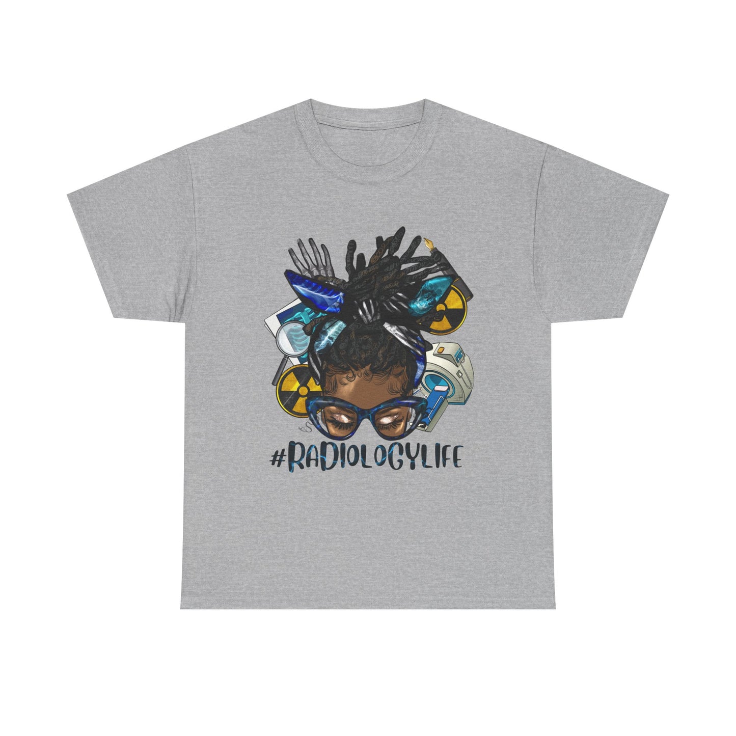 Radiology Life Tee - Unisex Heavy Cotton T-Shirt, Perfect Gift for Medical Professionals, Radiology Enthusiasts, Casual Wear, Everyday Style