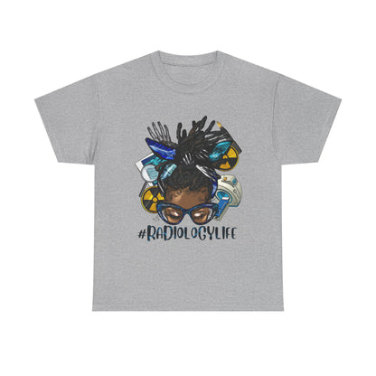 Radiology Life Tee - Unisex Heavy Cotton T-Shirt, Perfect Gift for Medical Professionals, Radiology Enthusiasts, Casual Wear, Everyday Style