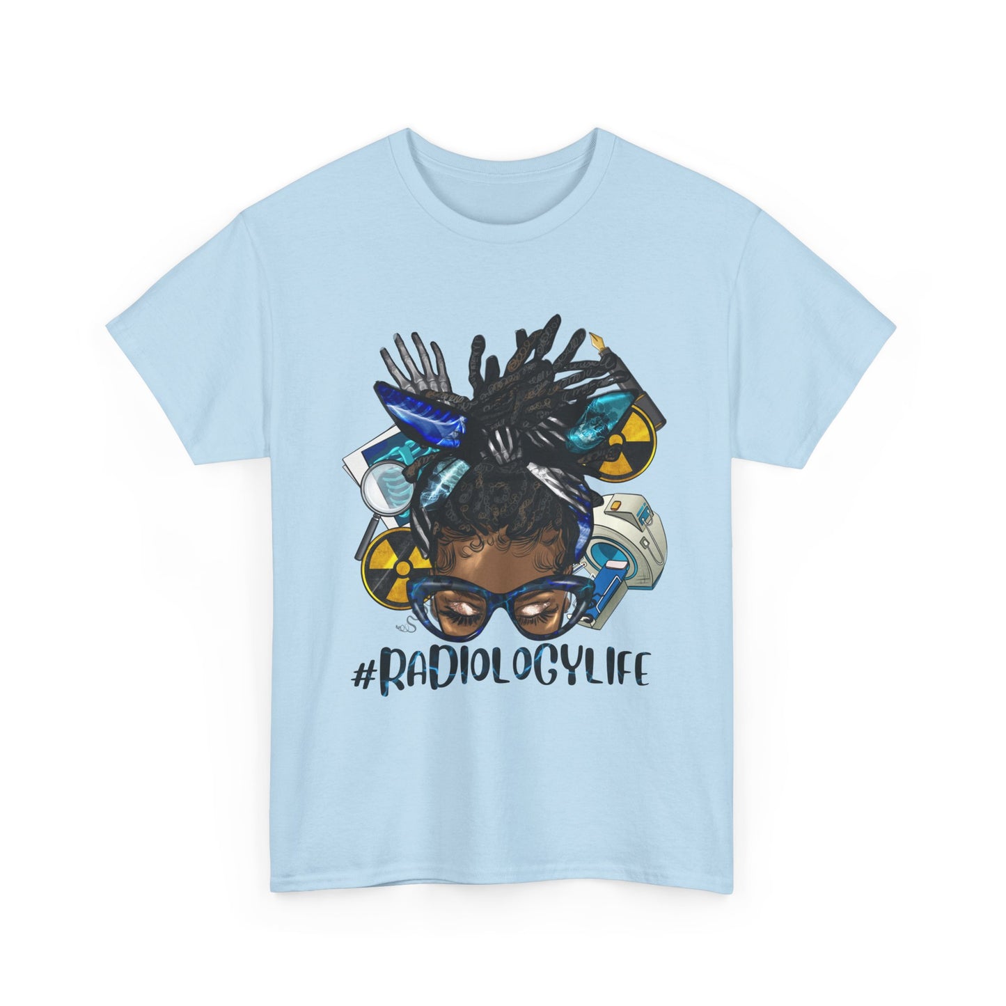 Radiology Life Tee - Unisex Heavy Cotton T-Shirt, Perfect Gift for Medical Professionals, Radiology Enthusiasts, Casual Wear, Everyday Style