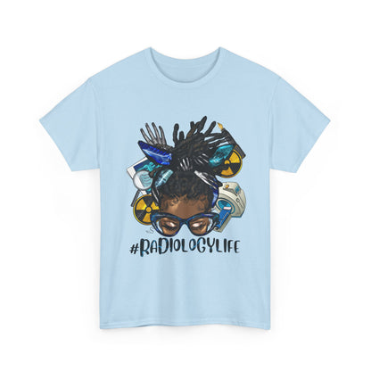 Radiology Life Tee - Unisex Heavy Cotton T-Shirt, Perfect Gift for Medical Professionals, Radiology Enthusiasts, Casual Wear, Everyday Style