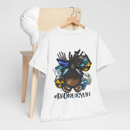 Radiology Life Tee - Unisex Heavy Cotton T-Shirt, Perfect Gift for Medical Professionals, Radiology Enthusiasts, Casual Wear, Everyday Style