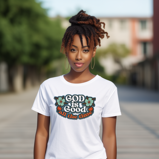 GOD IS GOOD-print transfer only