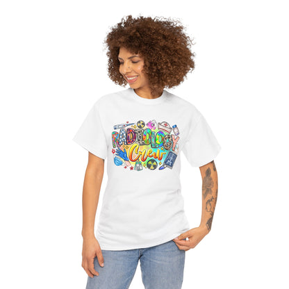 Radiology Crew Unisex Heavy Cotton Tee, Funny Radiology T-Shirt, Gift for Rad Tech, Medical Humor Tee, Radiologist Appreciation Day Shirt