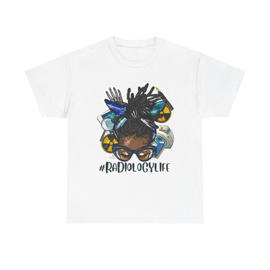 Radiology Life Tee - Unisex Heavy Cotton T-Shirt, Perfect Gift for Medical Professionals, Radiology Enthusiasts, Casual Wear, Everyday Style