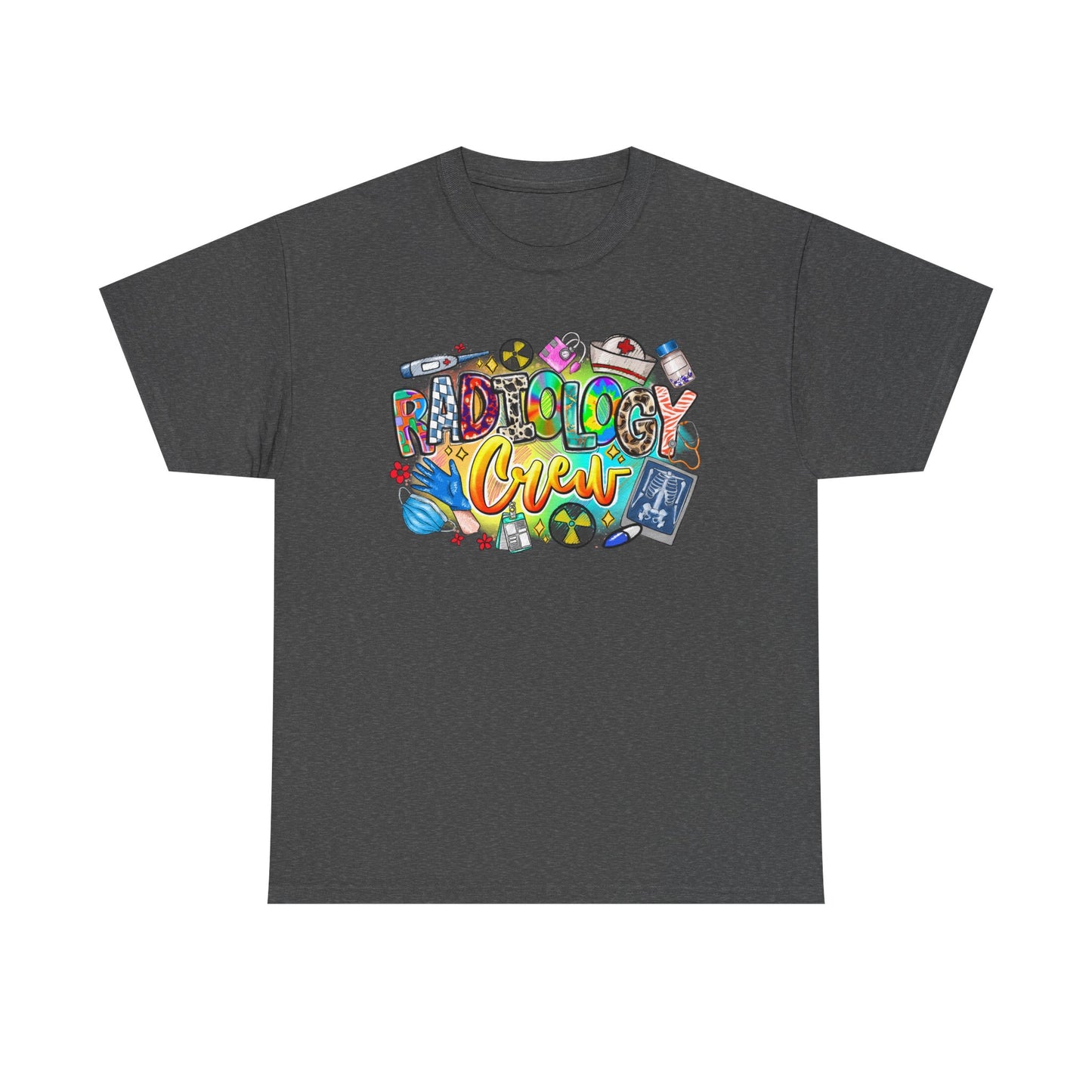 Radiology Crew Unisex Heavy Cotton Tee, Funny Radiology T-Shirt, Gift for Rad Tech, Medical Humor Tee, Radiologist Appreciation Day Shirt