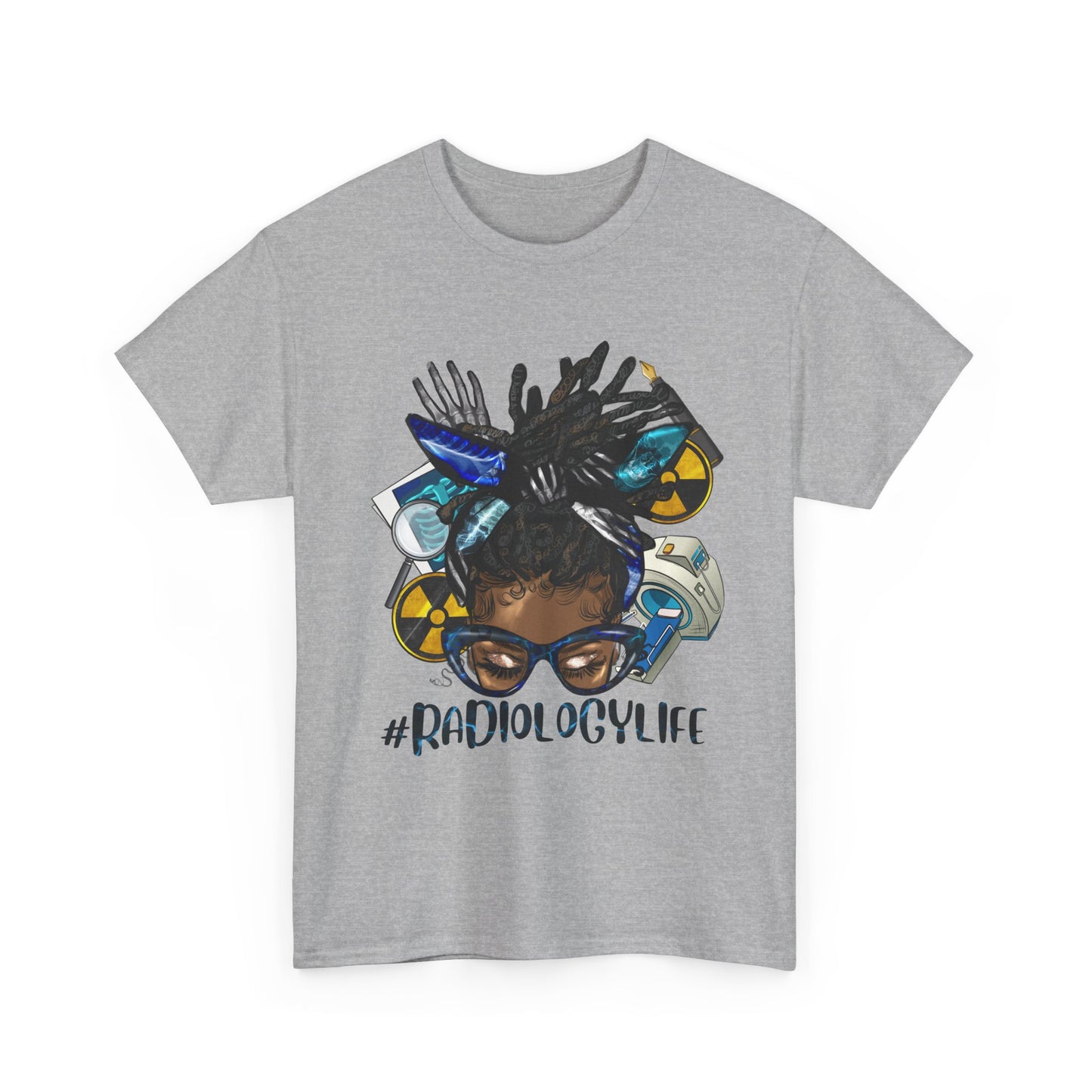 Radiology Life Tee - Unisex Heavy Cotton T-Shirt, Perfect Gift for Medical Professionals, Radiology Enthusiasts, Casual Wear, Everyday Style