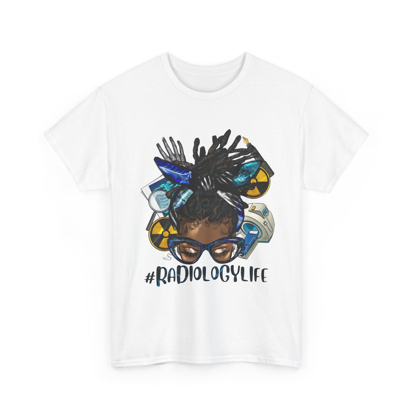 Radiology Life Tee - Unisex Heavy Cotton T-Shirt, Perfect Gift for Medical Professionals, Radiology Enthusiasts, Casual Wear, Everyday Style