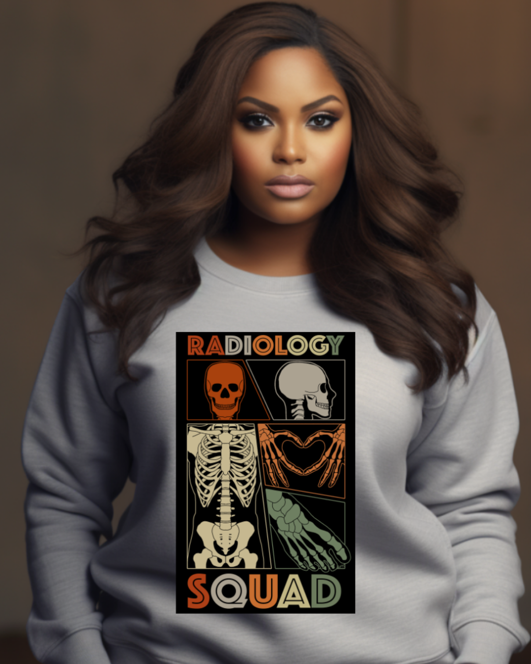 Radiology Squad Comic Crewneck Sweatshirt | Rad Tech Gift