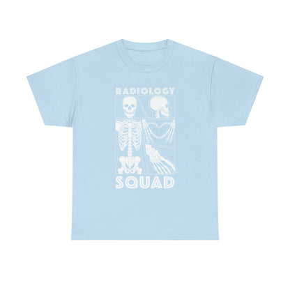 Radiology Comic Strip Tee with White Bones