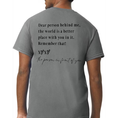 DEAR PERSON BEHIND ME-print transfer only