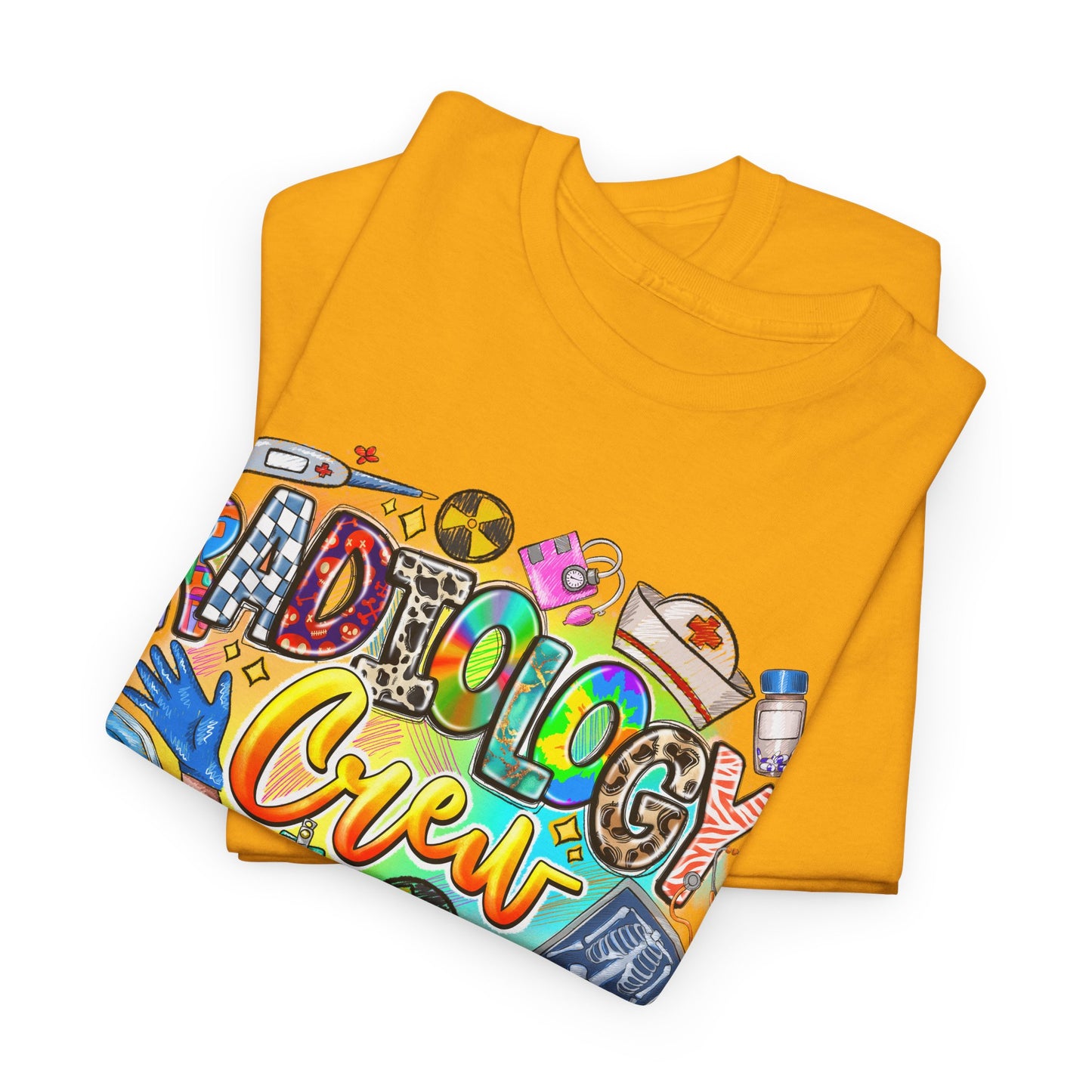 Radiology Crew Unisex Heavy Cotton Tee, Funny Radiology T-Shirt, Gift for Rad Tech, Medical Humor Tee, Radiologist Appreciation Day Shirt