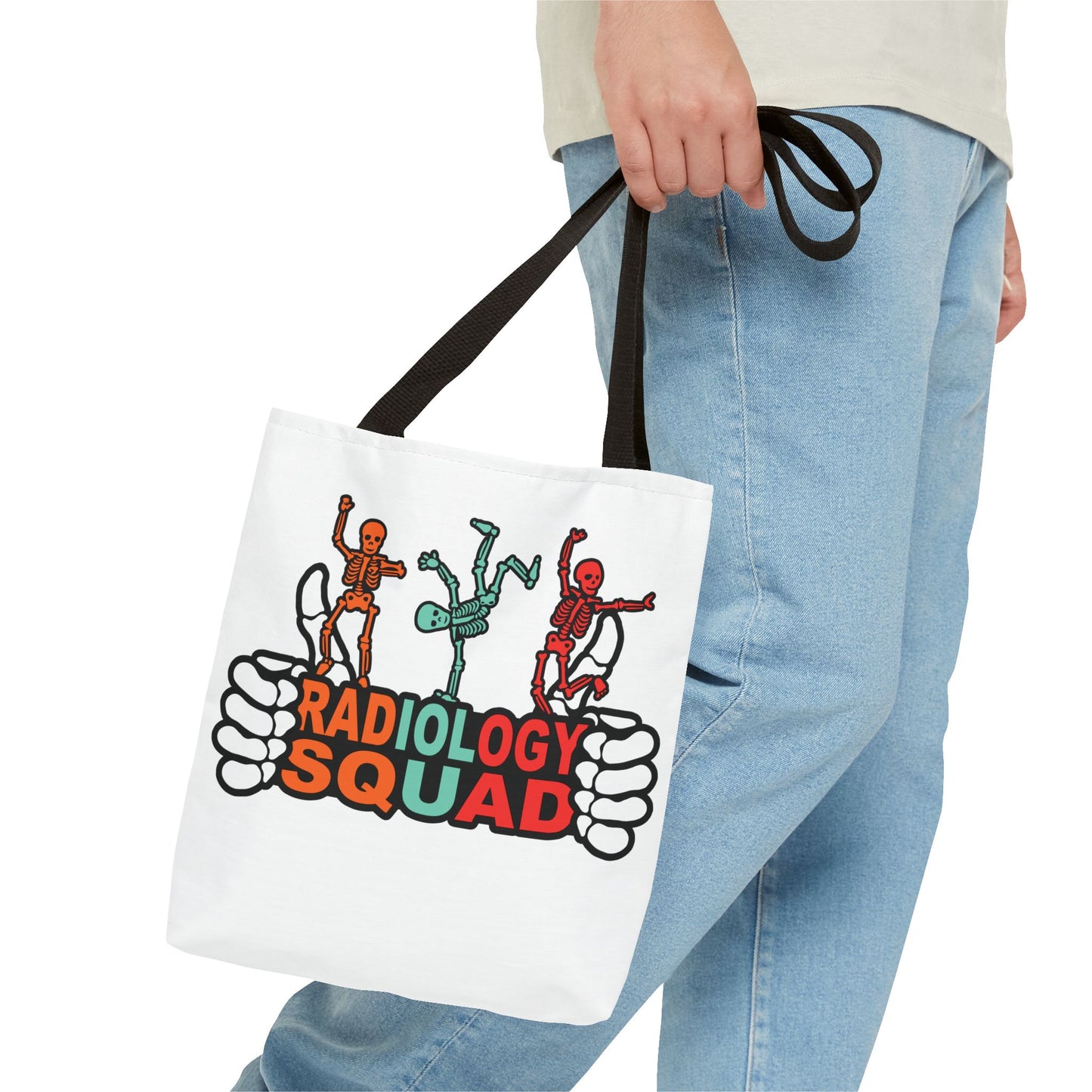 Radiology Squad Tote | Dancing Skeleton Crew Design