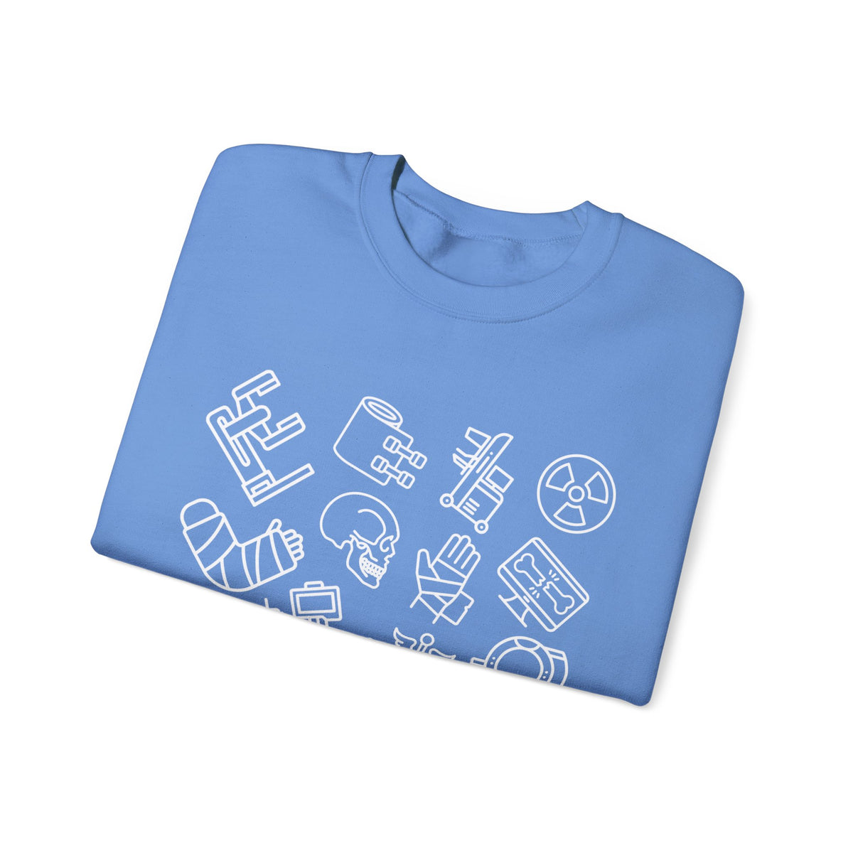 Radiology Icons Crewneck Sweatshirt | X-Ray & MRI Tech Gift