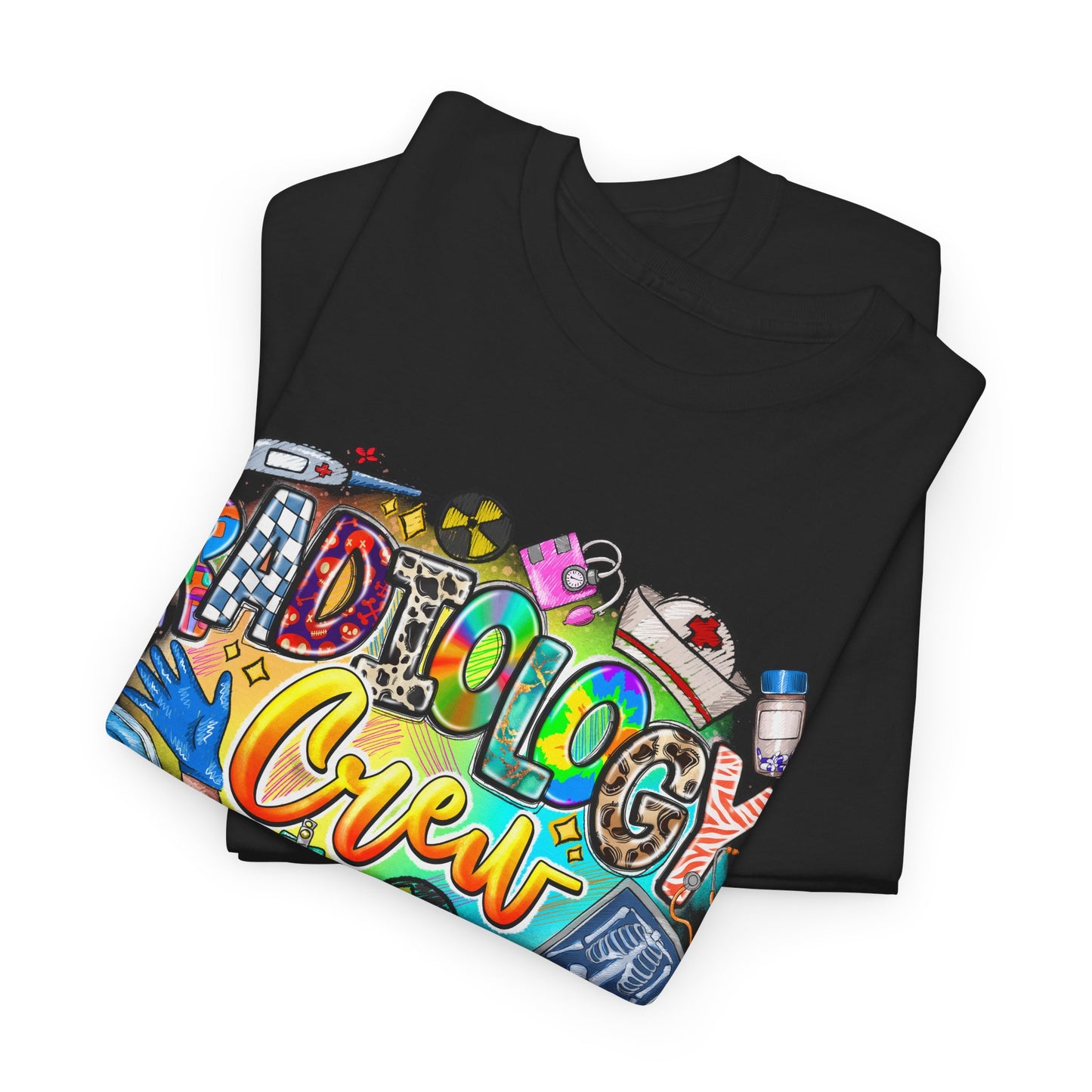 Radiology Crew Unisex Heavy Cotton Tee, Funny Radiology T-Shirt, Gift for Rad Tech, Medical Humor Tee, Radiologist Appreciation Day Shirt