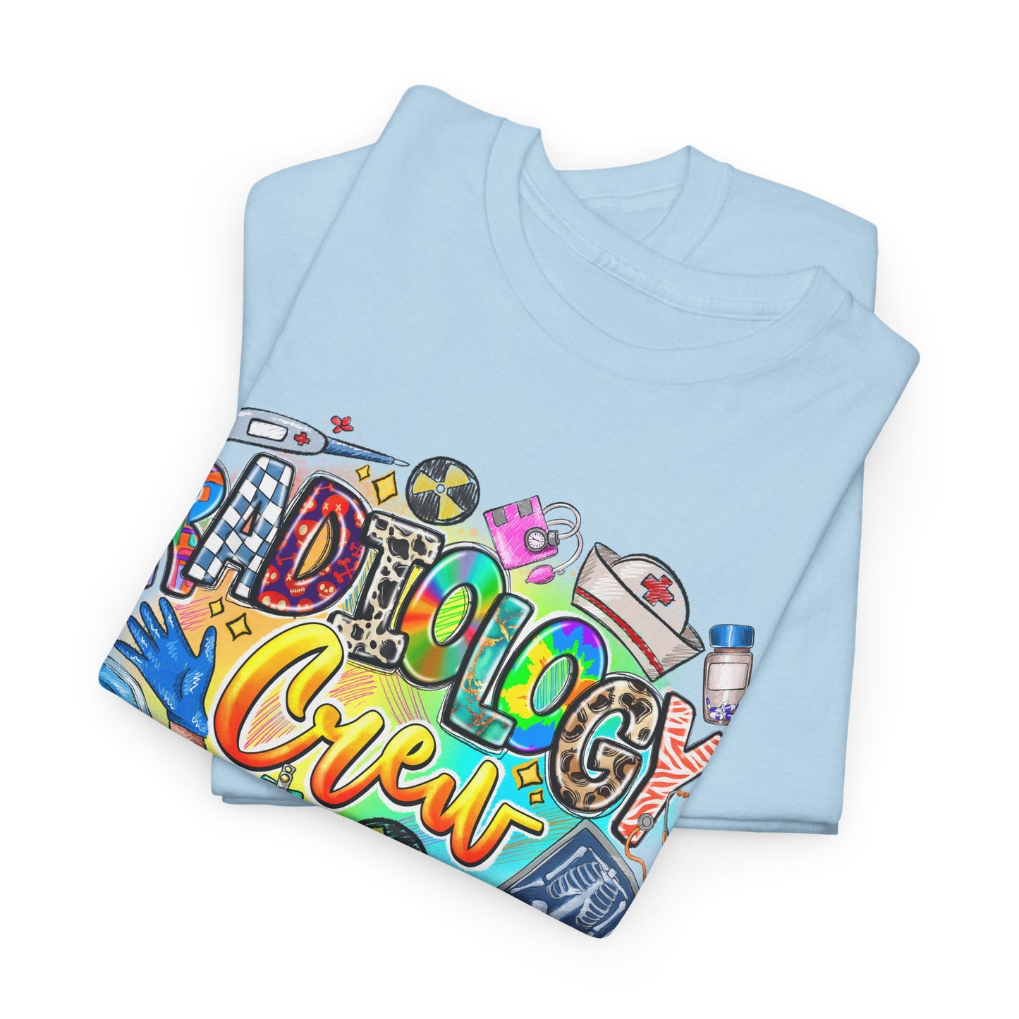 Radiology Crew Unisex Heavy Cotton Tee, Funny Radiology T-Shirt, Gift for Rad Tech, Medical Humor Tee, Radiologist Appreciation Day Shirt