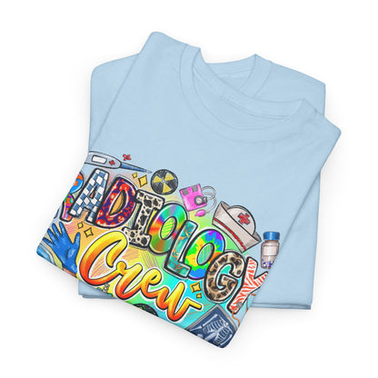 Radiology Crew Unisex Heavy Cotton Tee, Funny Radiology T-Shirt, Gift for Rad Tech, Medical Humor Tee, Radiologist Appreciation Day Shirt
