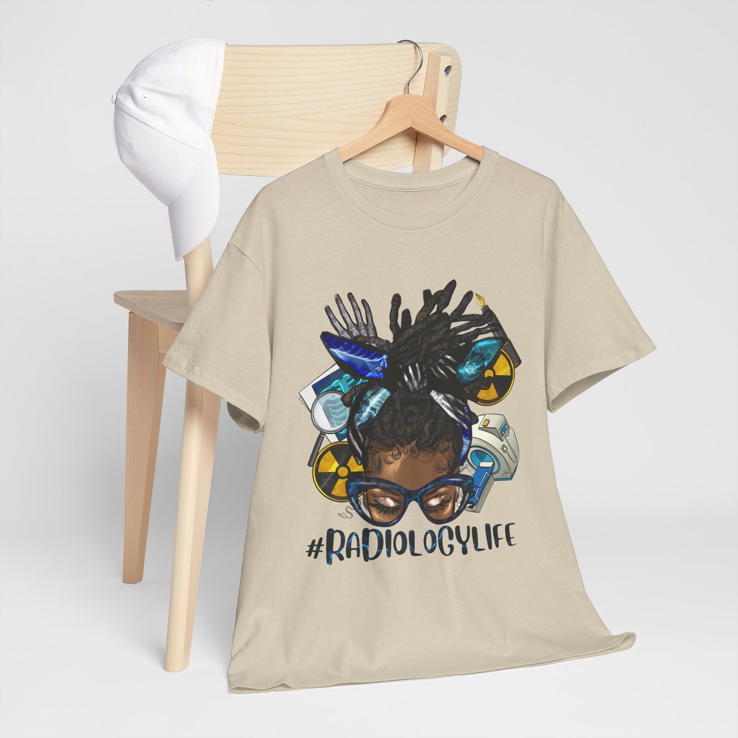 Radiology Life Tee - Unisex Heavy Cotton T-Shirt, Perfect Gift for Medical Professionals, Radiology Enthusiasts, Casual Wear, Everyday Style