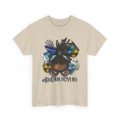 Radiology Life Tee - Unisex Heavy Cotton T-Shirt, Perfect Gift for Medical Professionals, Radiology Enthusiasts, Casual Wear, Everyday Style