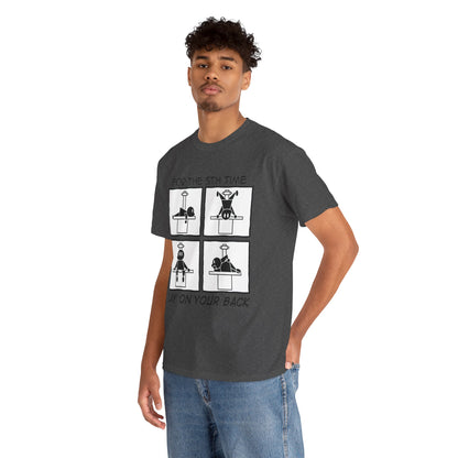 "I Said Lay on Your BACK!" X-ray Tech Comic Tee 😩🛏️