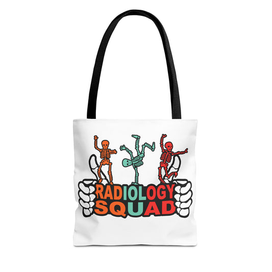 Radiology Squad Tote | Dancing Skeleton Crew Design